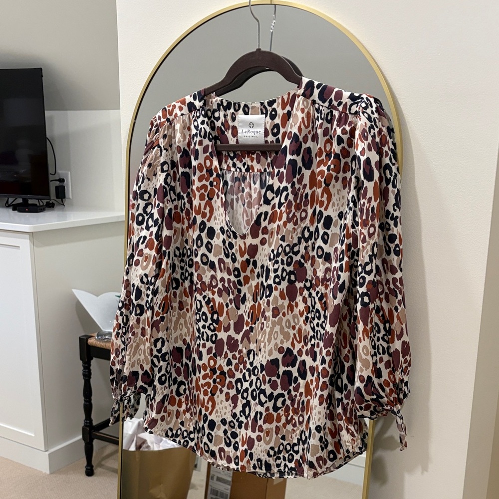 LaRoque Multicolor Animal Print Blouse